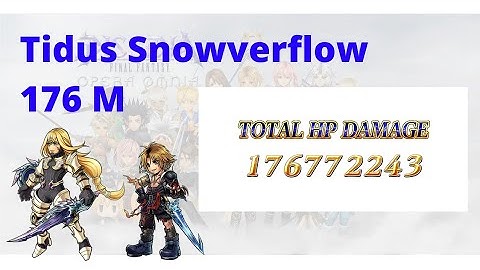 Tidus Snowverflow 176 M - Tidus Shinryu DFFOO