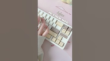 PE foam: the easiest mod to make your keyboard thock. #mechanicalkeyboard #keyboard #asmr #typing