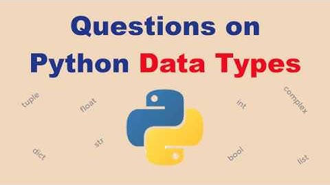 Python Data Types