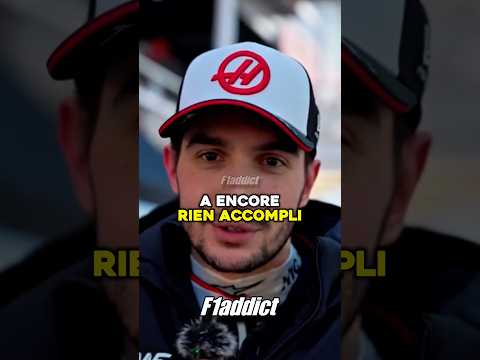 Esteban Ocon dit qu'il a encore rien accompli en F1 🥲#f1