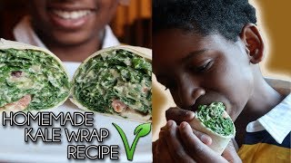 WHY MY 12 YEAR OLD KID WENT VEGAN + HIS FAVE KALE WRAP RECIPE | VEGANUARY