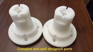 Plastic Prototype CNC Turning on the DMC Lathe