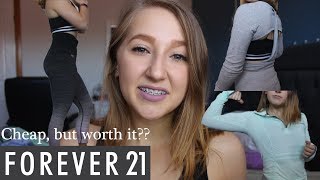 NO BS Forever 21 Activewear Try on + Review [SQUAT TESTED] | Bec's Vlogs screenshot 3