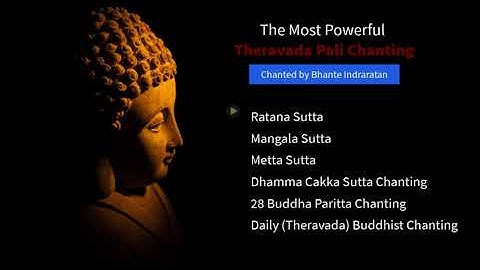 Most Powerful Theravada Pali Chanting Remove All Negative Blockages #buddha #buddhamusic #बुद्ध