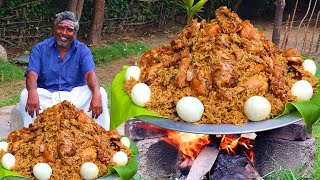 KING of CHICKEN BIRYANI | 20 Kg Chicken Biryani Cooking and Eating in Village | Farmer Cooking