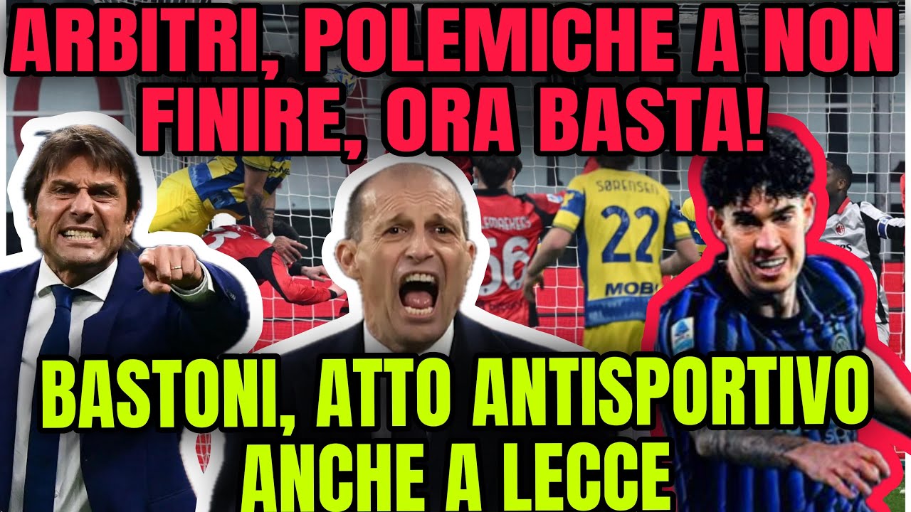 SCANDALO SERIE A: ARBITRI E VAR A FAVORE DEL SISTEMA INTER! ORA BASTA!
