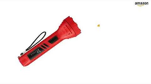 SYSKA T112UL MAXLIT 1W Bright Led Rechargeable Torch (Red) #₹299 Free Delivery