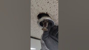 replace ceiling tile with sprinkler head