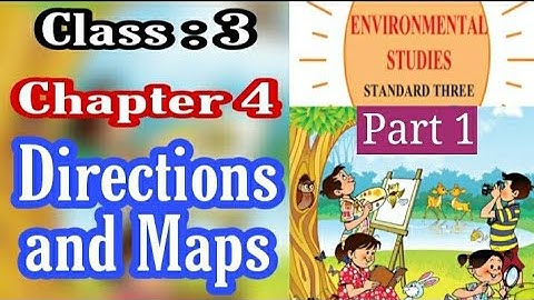 Directions and Maps, Class 3, Part 1 Environmental Studies, Chapter 4, Maharashtra Board