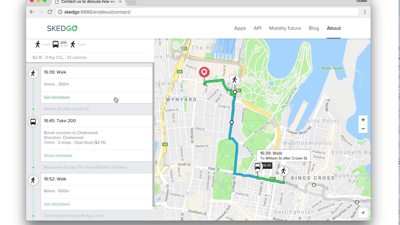 TripGo Mapping Module Demo