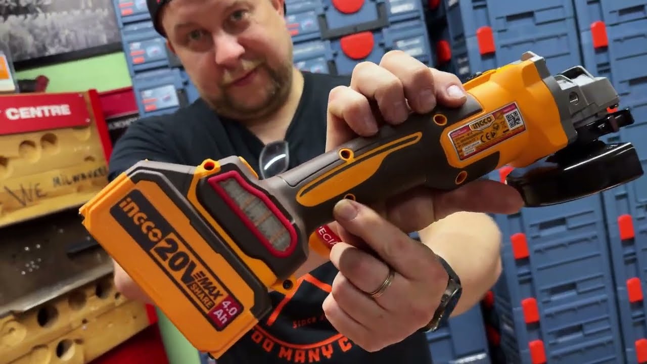 INGCO - гравер и УШМ 115мм