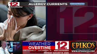 WDEF TV NEWS 12 WEATHER OVERTIME - MONDAY AUGUST 31, 2026