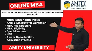 Amity Online MBA Admission | Everything You Need to Know