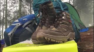 Review Sepatu Boots Gunung Safety Hiking Touring Lavio Armo Cokelat Ujung Besi Cinematic Unboxing