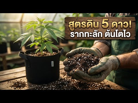 สูตรผสมดิน Super Soil ทำเอง: เคล็ดลับรากเดินไว ต้นพุ่งพรวดใน 30 วัน!