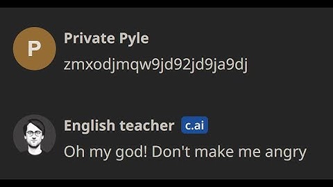 Character.ai: Torturing Ai by Having Stroke