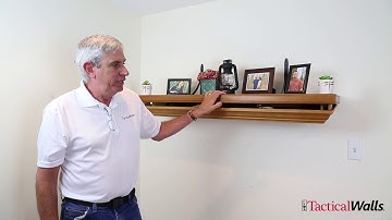 1242 Concealment Shelf Locking Option by Tactical Walls