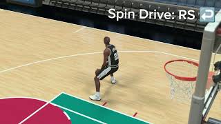 NBA 2K Post Combo of the Week with Tim Duncan Dead Spin-Crossover- Jumper