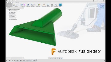 Fusion 360 Absolute Beginner - How To Model a Shop Vac Nozzle - Last Nights Facebook Livestream