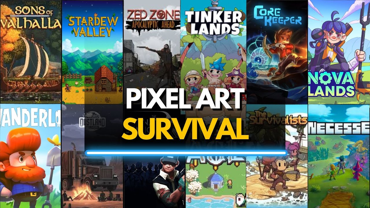Top 40 Best Pixel Art Survival Games You Need to Try - YouTube