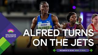 Women's 60m semi-final | World Athletics Indoor Championships Glasgow 24