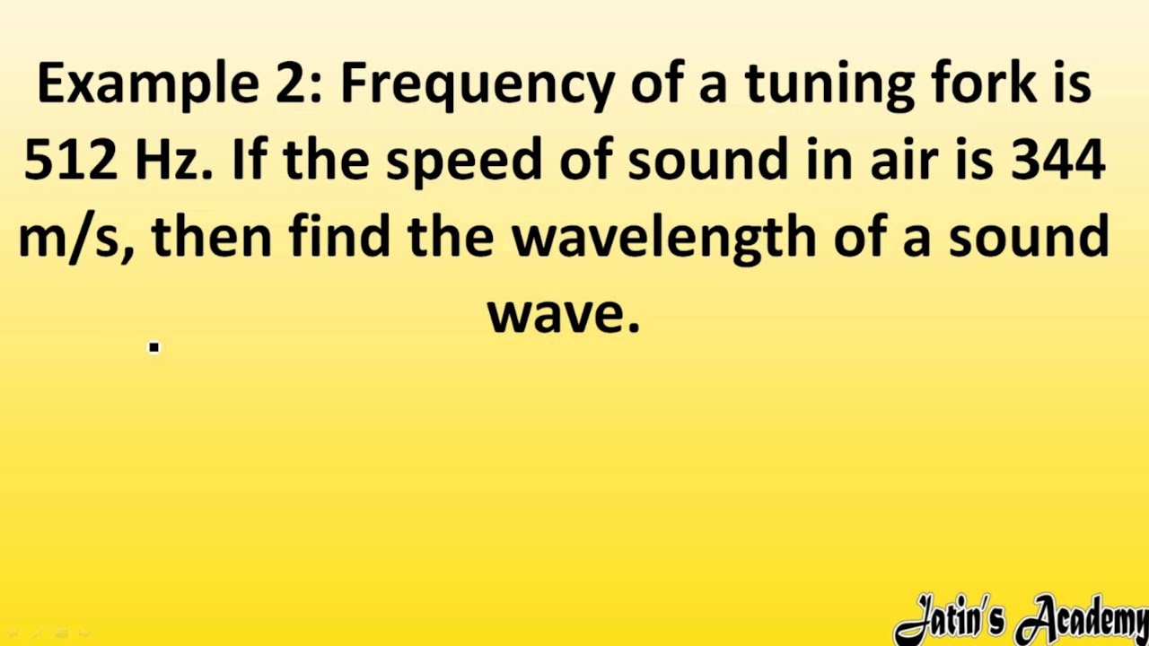 Numericals related to frequency time period wavelength amplitude wave velocity of sound