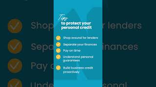 Business funding: Tips to protect your personal credit.  #businessfunding  #business #finance