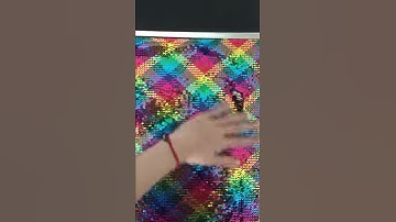 Multicolored reversible sequin fabric high quality and cheap price Chinese supplier