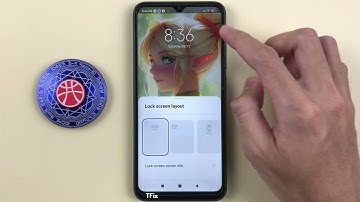 Lock screen signature on Xiaomi Redmi 9C Android 10