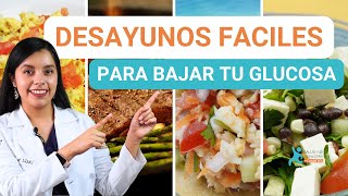 DESAYUNOS FACILES PARA PERSONAS CON DIABETES / IDEAS DE DESAYUNOS PARA TODA TU SEMANA