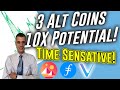 Top 3 Tiny Crypto Altcoins! Must Buy Before 2022