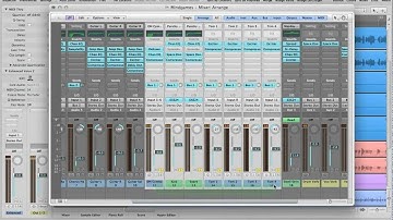 Logic Pro 9 Quick Tip - Using Sub Mixes and Buses