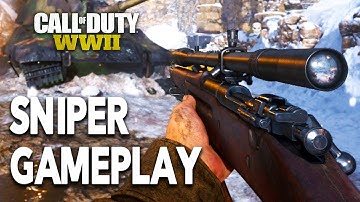 SNIPING GAMEPLAY - Call of Duty WW2 Multiplayer Gameplay! WWII SNIPER Gameplay!