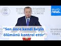 Erdoğan'dan Macron'a NATO göndermesi: Sen önce kendi beyin ölümünü bir kontrol ettir