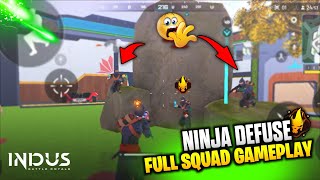 NINJA DEFUSE GAMEPLAY 😍| INDUS BR | SQUAD GAMEPLAY | INDUS STRIKER @IndusGame screenshot 5