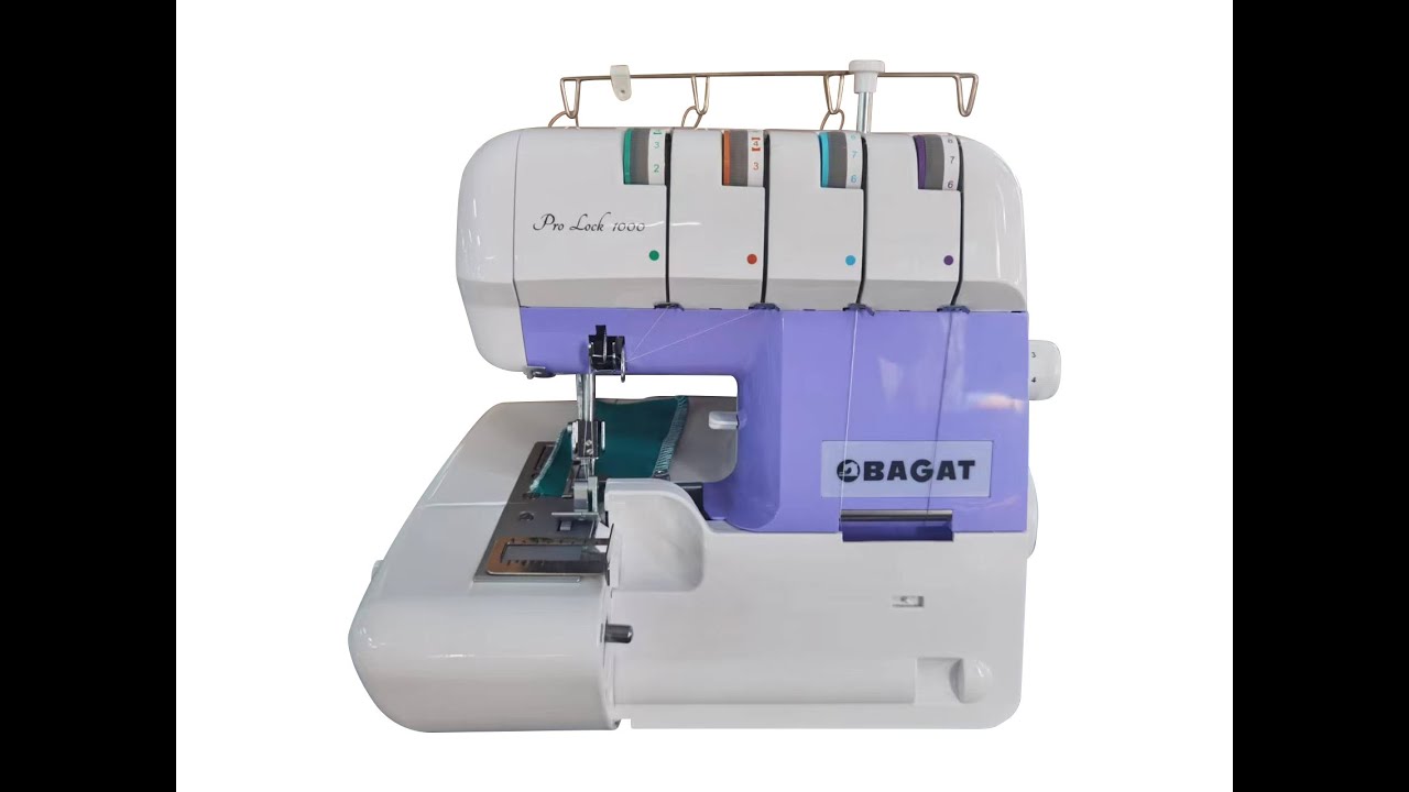 BAGAT Pro Lock 1000: Več kot le navaden overlock! (2, 3 in 4 niti)