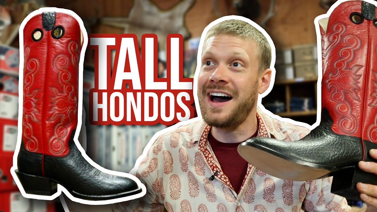 These Hondo Buckaroo Boots are a TALLER version of my favorites - YouTube