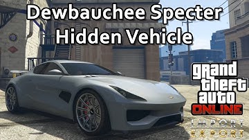 Dewbauchee Specter Hidden Vehicle Import/Export DLC GTA Online