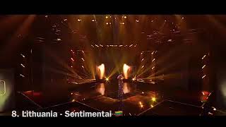 ESC 2022   My top 8 performances (Before the show)