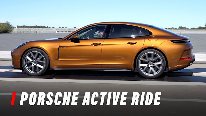 New Porsche Panamera's Active Ride Suspension Demonstration