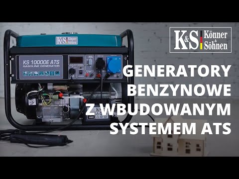 Film instruktażowy, podłączenie i uruchomienie generatora KS 10000E ATS z systemem ATS