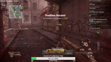 MW3 PS3 "LIVE" - Playing with Royal! (2 MOABs this Stream)