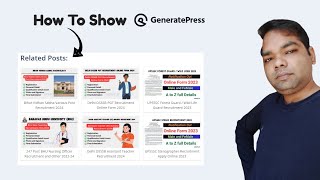 How do you add related posts to the GeneratePress WordPress theme? By Arun Maurya