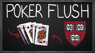 The Probability of a Poker Flush - Stat 110: Strategic Practice Problem Sheet 1 - Question 2a