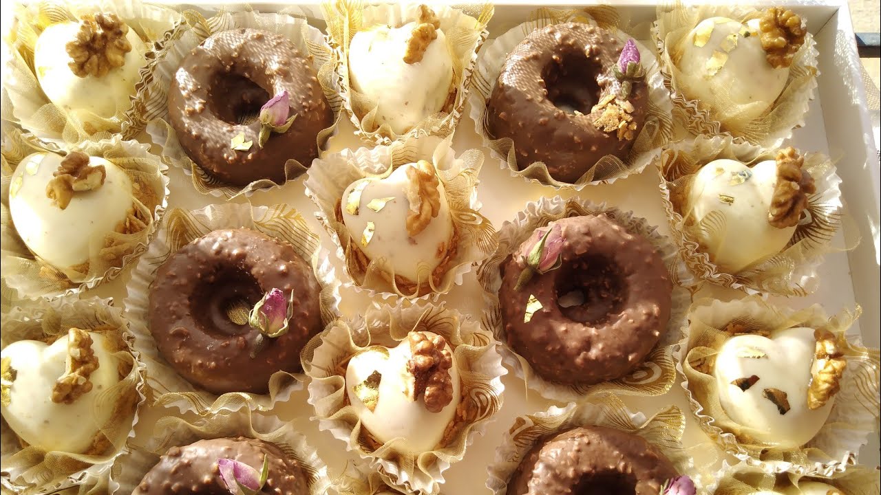 تكملة الطلبية/حلوة الأساور روشي اللذيذة بذوق الشوكولا والكاوكاو⁦🇩🇿⁩⁦🇩🇿⁩/ب125غ تقطعي 25حبة