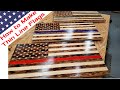 Make Wood American Flag | How to | DIY Red Line Flag