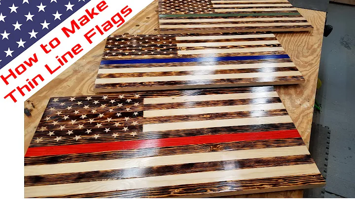 DIY Red Line Flag: Make Your Own Wood American Flag