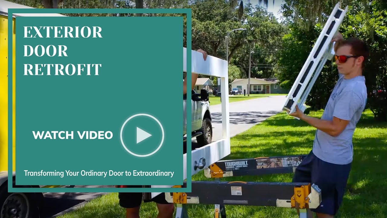 Retrofit Exterior Door The Glass Door Store, Tampa & Lakeland YouTube