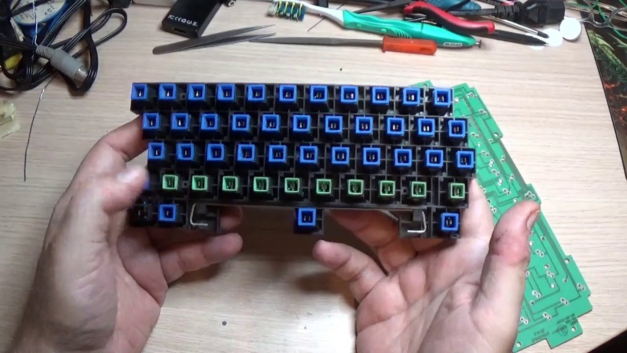 Ti-99a keyboard refurbish - YouTube