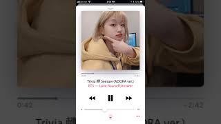 BTS - Trivia 轉 Seesaw (ADORA ver.) | Instrumental